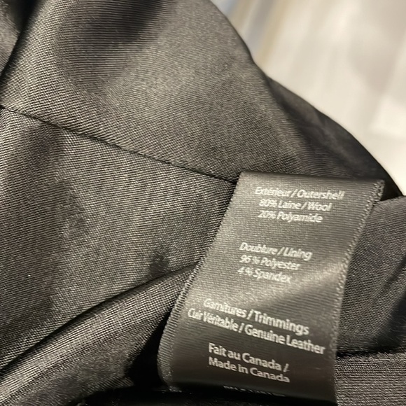 Mackage Wool Blend Black Peacoat - Picture 13 of 15